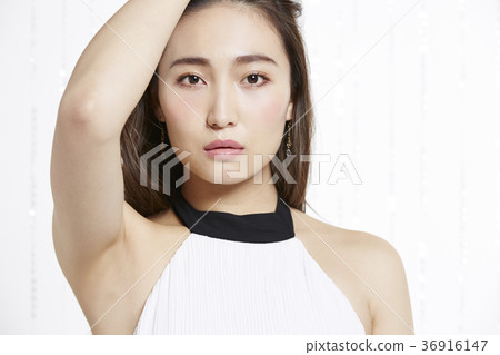 美麗的女人美容肖像 36916147