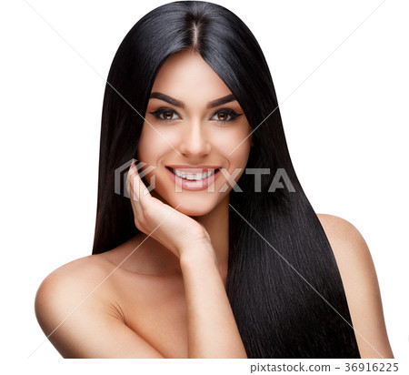 Beautiful Young Woman with Clean healthy hair Beautiful Young Woman with Clean healthy hair 36916225
