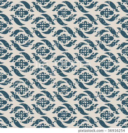 Seamless retro worn out background vintage pattern Seamless retro worn out background vintage pattern 36916254
