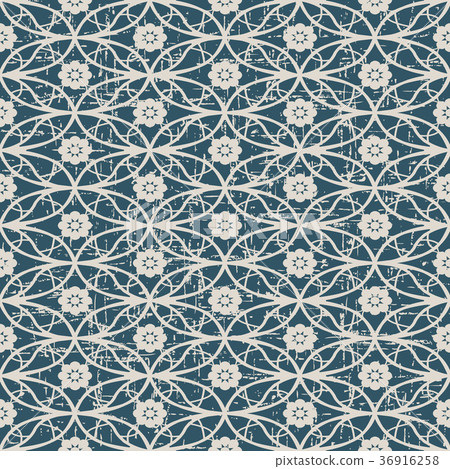 Seamless retro worn out background vintage pattern Seamless retro worn out background vintage pattern 36916258