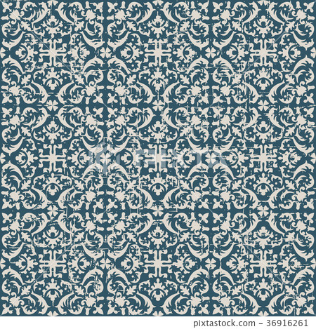Seamless retro worn out background vintage pattern Seamless retro worn out background vintage pattern 36916261