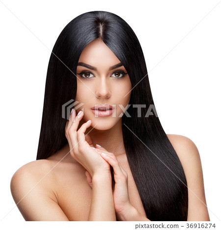 Beautiful Young Woman with Clean healthy hair Beautiful Young Woman with Clean healthy hair 36916274