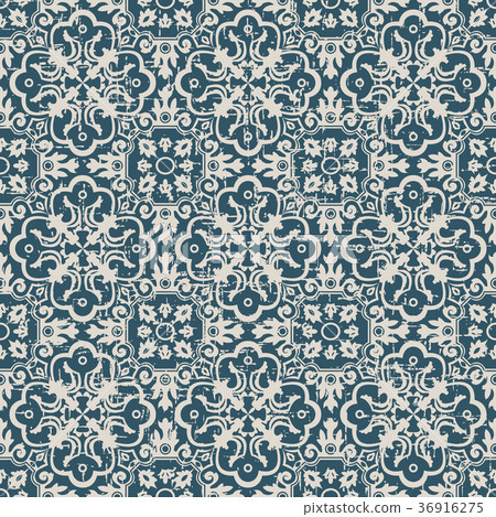 Seamless retro worn out background vintage pattern Seamless retro worn out background vintage pattern 36916275