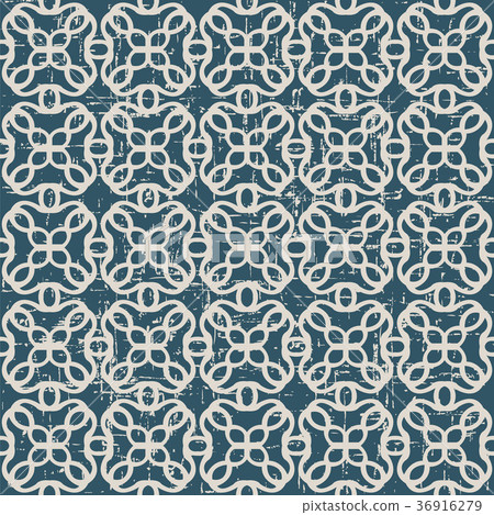 Seamless retro worn out background vintage pattern Seamless retro worn out background vintage pattern 36916279