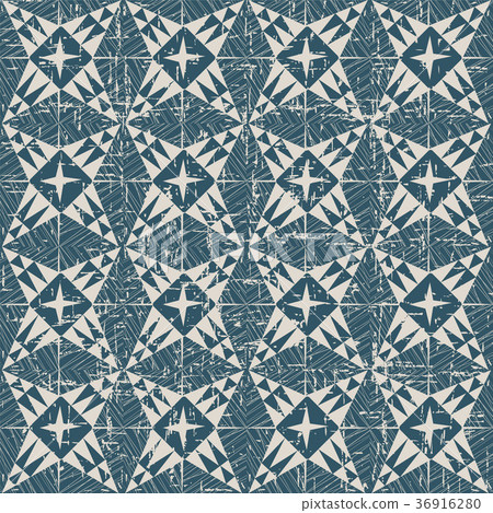 Seamless retro worn out background vintage pattern Seamless retro worn out background vintage pattern 36916280