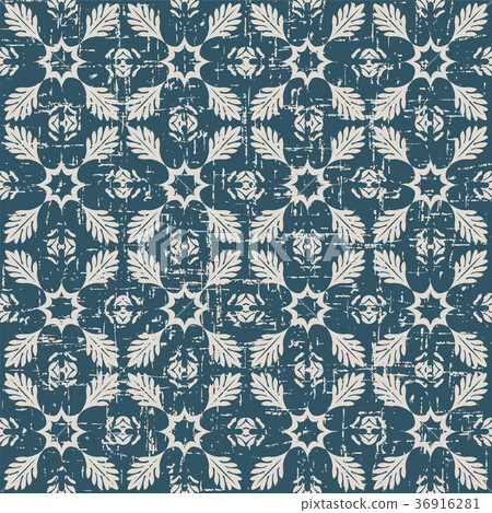 Seamless retro worn out background vintage pattern Seamless retro worn out background vintage pattern 36916281