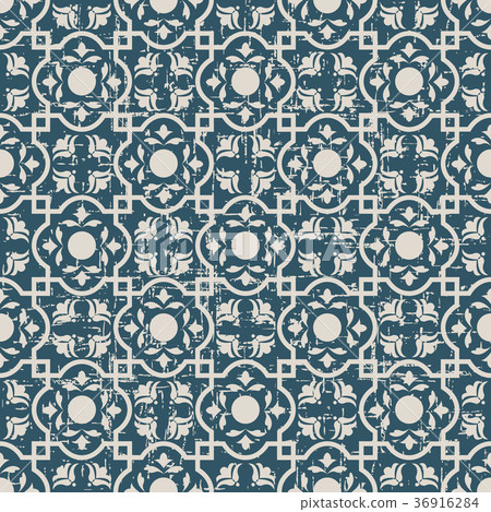 Seamless retro worn out background vintage pattern Seamless retro worn out background vintage pattern 36916284