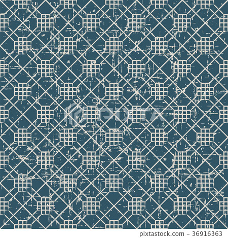 Seamless retro worn out background vintage pattern 36916363