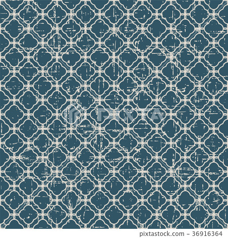 Seamless retro worn out background vintage pattern 36916364