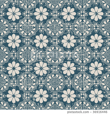 Seamless retro worn out background vintage pattern Seamless retro worn out background vintage pattern 36916446