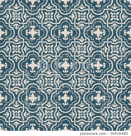 Seamless retro worn out background vintage pattern Seamless retro worn out background vintage pattern 36916460