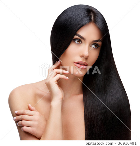 Beautiful Young Woman with Clean healthy hair 36916491