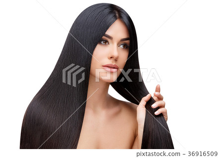 Beautiful Young Woman with Clean healthy hair Beautiful Young Woman with Clean healthy hair 36916509