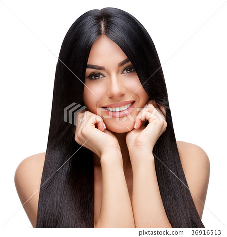 Beautiful Young Woman with Clean healthy hair Beautiful Young Woman with Clean healthy hair 36916513