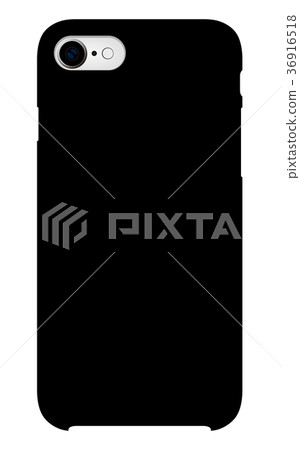 智能手機外殼模擬模板圖（黑色） 36916518