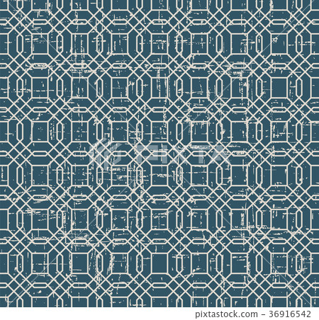 Seamless retro worn out background vintage pattern 36916542