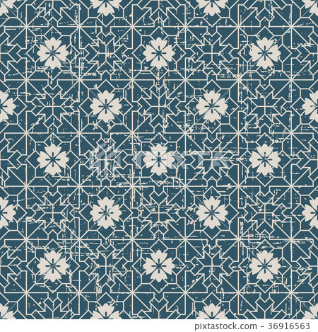 Seamless retro worn out background vintage pattern Seamless retro worn out background vintage pattern 36916563