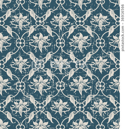Seamless retro worn out background vintage pattern Seamless retro worn out background vintage pattern 36916566