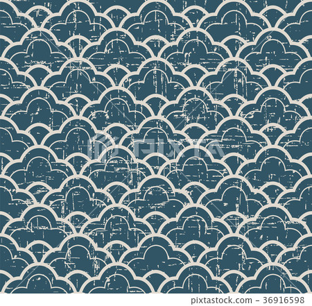 Seamless retro worn out background vintage pattern 36916598