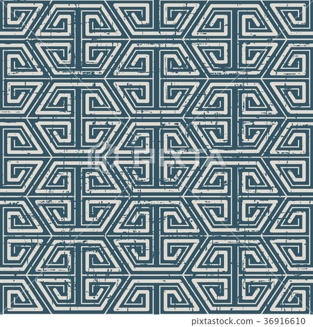 Seamless retro worn out background vintage pattern 36916610