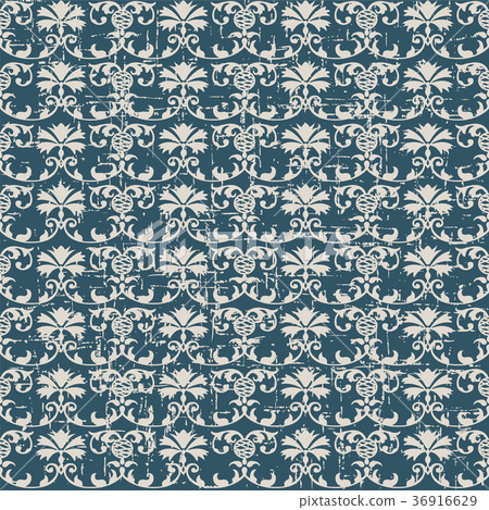 Seamless retro worn out background vintage pattern Seamless retro worn out background vintage pattern 36916629