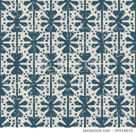 Seamless retro worn out background vintage pattern 36916632