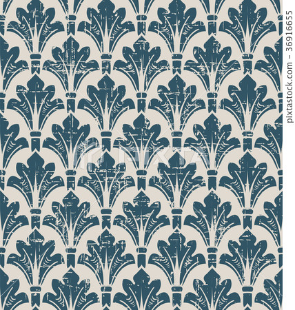 Seamless retro worn out background vintage pattern Seamless retro worn out background vintage pattern 36916655