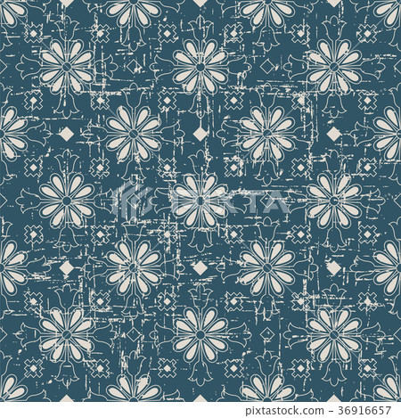 Seamless retro worn out background vintage pattern Seamless retro worn out background vintage pattern 36916657