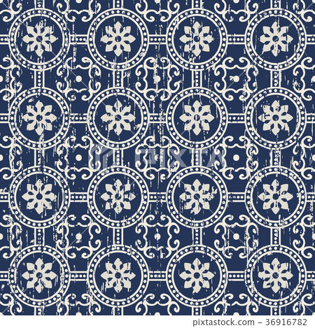 Seamless retro worn out background vintage pattern Seamless retro worn out background vintage pattern 36916782