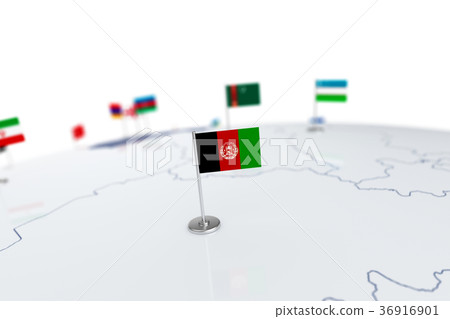 Afghanistan flag Afghanistan flag 36916901