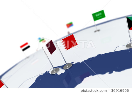 Bahrain flag 36916906