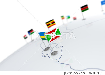 Burundi flag 36916916