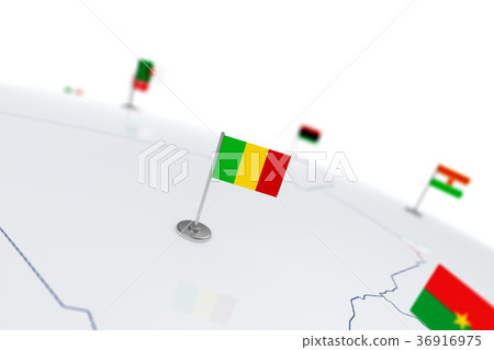 Mali flag 36916975