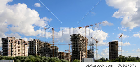 multi-storey building under construction multi-storey building under construction 36917573