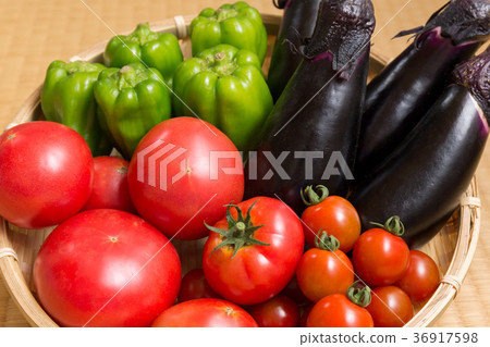 Assorted summer vegetables (home garden) Assorted summer vegetables (home garden) 36917598