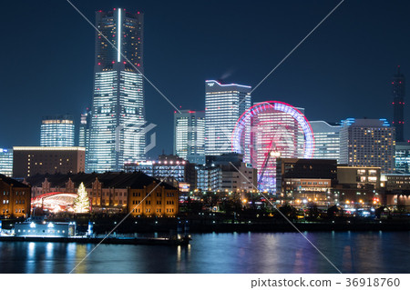 橫濱港未來21的夜景 36918760