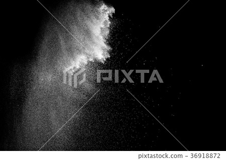 Freeze motion of white particles on black Freeze motion of white particles on black 36918872