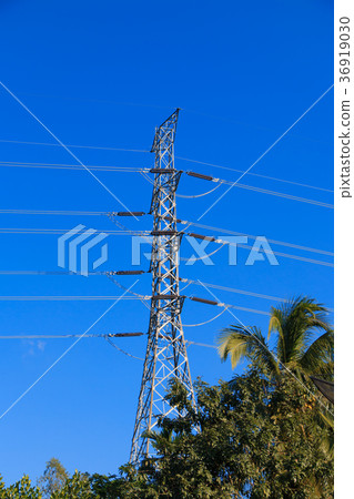 high-voltage tower high-voltage tower 36919030