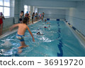 swimming children in swimming lessons 36919720