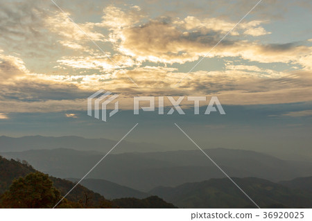Beautiful cloudy weather in mountains Beautiful cloudy weather in mountains 36920025