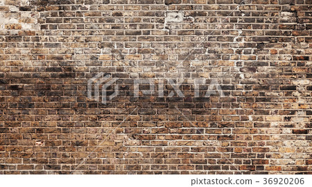 Old grungy brick wall, background texture 36920206