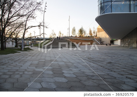 Zaryadye Park (at Night) in Moscow, Russia 36920570