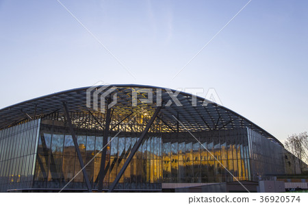 Zaryadye Park (at Night) in Moscow, Russia 36920574