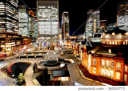 Tokyo Station Marunouchi Station Square Tokyo Station Marunouchi Station Square 36920773