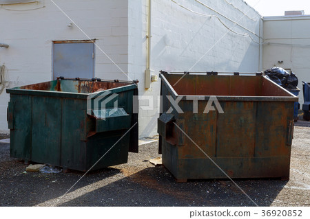 Trash containers selective rycyclable collection 36920852