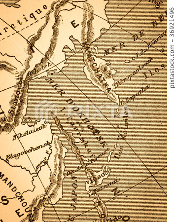 舊地圖鄂霍次克海 36921496