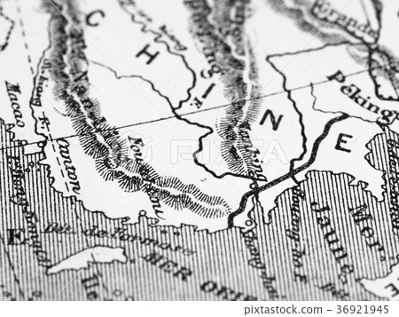 Old Map China 36921945