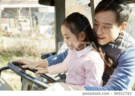 Dad, Daughter, Family, Countryside, Korea 36922781