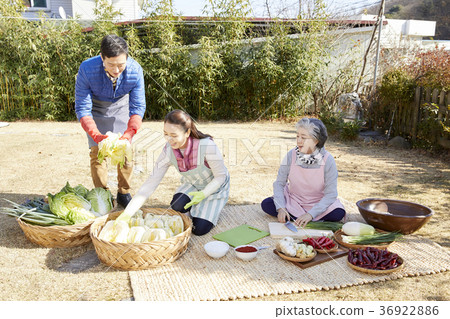 成人，家庭，韓國，泡菜 36922886