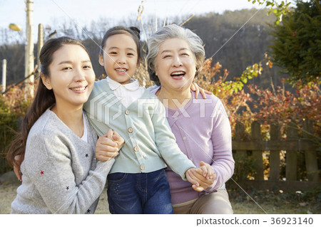 祖母，媽媽，孫女，女兒，韓國 36923140